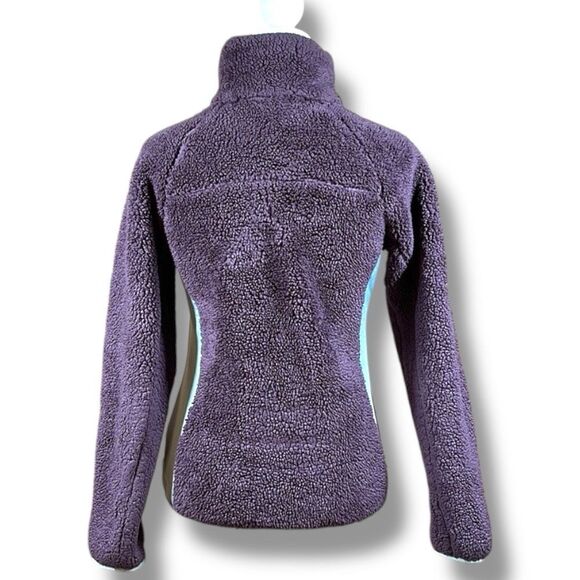 Columbia Fast Beauty Fleece Full Zip Jacket Womens Extra Small XS Purple Blue - Picture 2 of 12